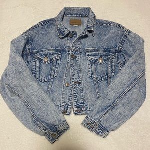 American Eagle cropped Jean Jacket - S